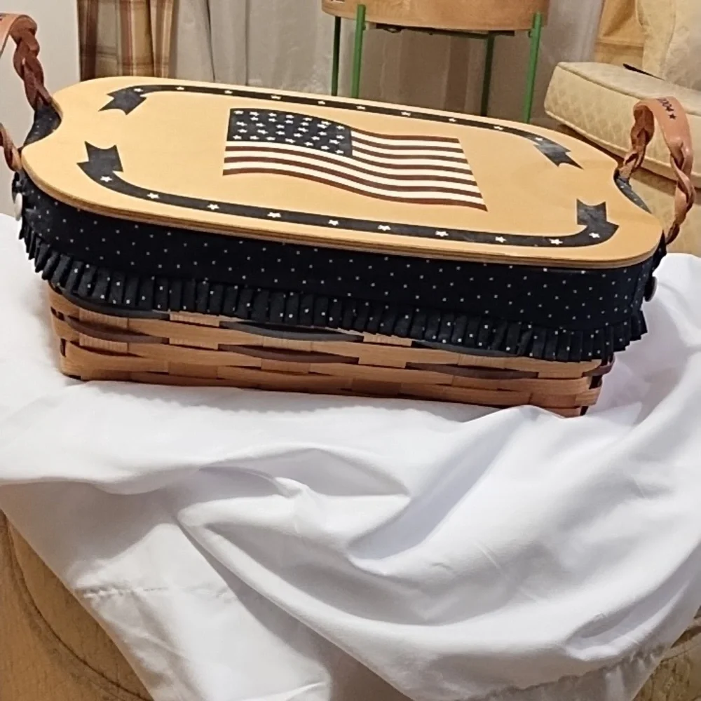 Peterboro Basket Co. leather handles